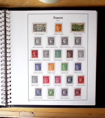 1940-2010, Collection de France neufs, commençant en