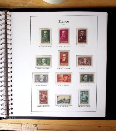 1940-2010, Collection de France neufs, commençant en