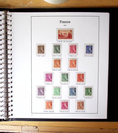 1940-2010, Collection de France neufs, commençant en