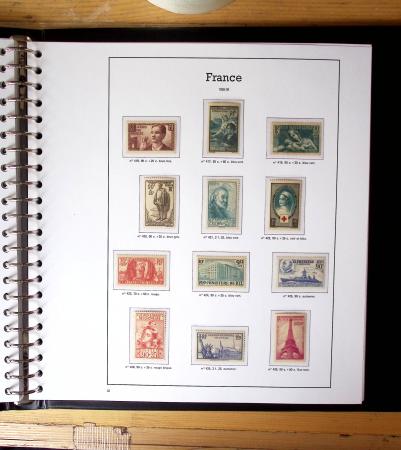 1940-2010, Collection de France neufs, commençant en