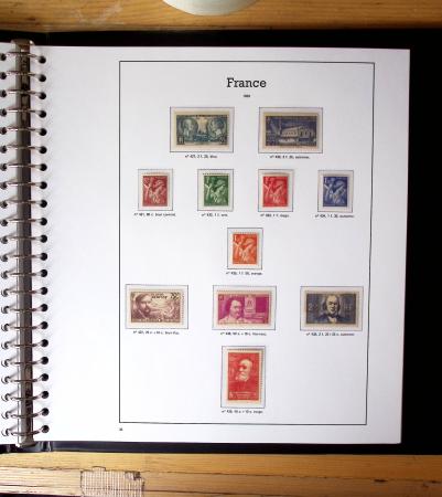1940-2010, Collection de France neufs, commençant en