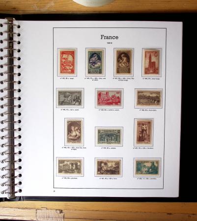 1940-2010, Collection de France neufs, commençant en