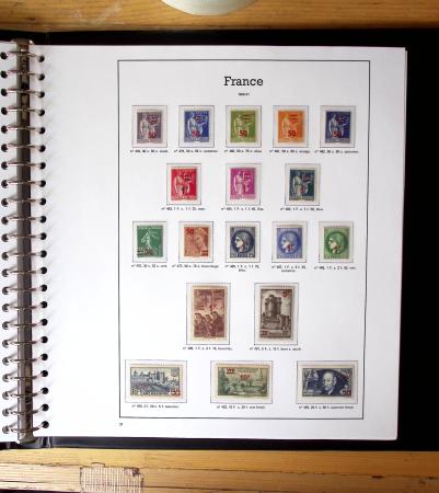 1940-2010, Collection de France neufs, commençant en