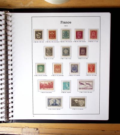 1940-2010, Collection de France neufs, commençant en