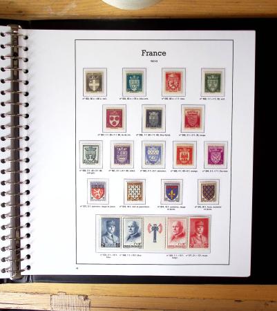 1940-2010, Collection de France neufs, commençant en