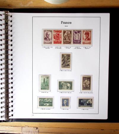 1940-2010, Collection de France neufs, commençant en