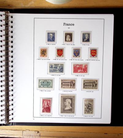 1940-2010, Collection de France neufs, commençant en
