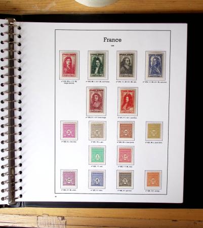 1940-2010, Collection de France neufs, commençant en