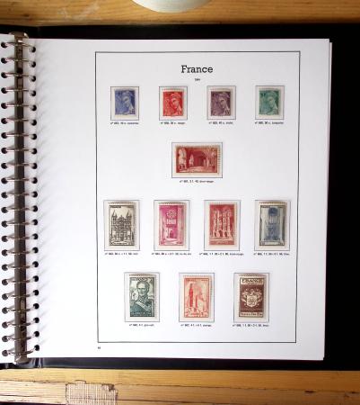1940-2010, Collection de France neufs, commençant en