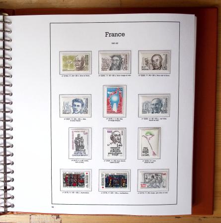 1940-2010, Collection de France neufs, commençant en