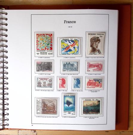 1940-2010, Collection de France neufs, commençant en