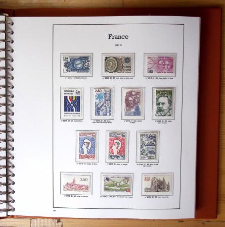 1940-2010, Collection de France neufs, commençant en