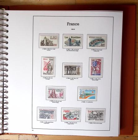 1940-2010, Collection de France neufs, commençant en