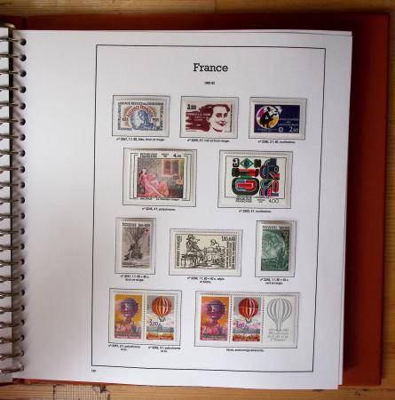 1940-2010, Collection de France neufs, commençant en