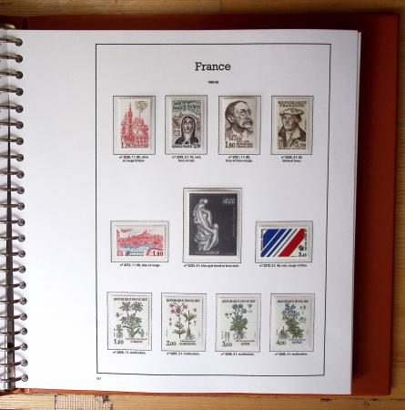 1940-2010, Collection de France neufs, commençant en
