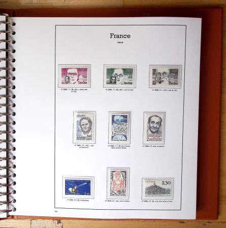 1940-2010, Collection de France neufs, commençant en