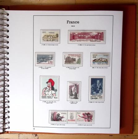 1940-2010, Collection de France neufs, commençant en