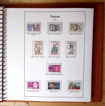 1940-2010, Collection de France neufs, commençant en