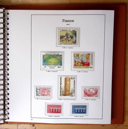 1940-2010, Collection de France neufs, commençant en