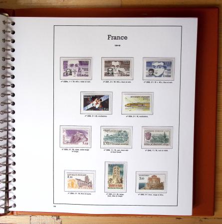 1940-2010, Collection de France neufs, commençant en