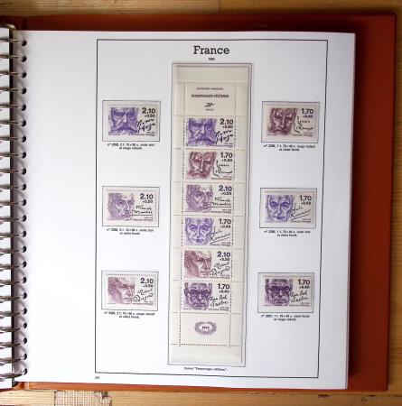 1940-2010, Collection de France neufs, commençant en