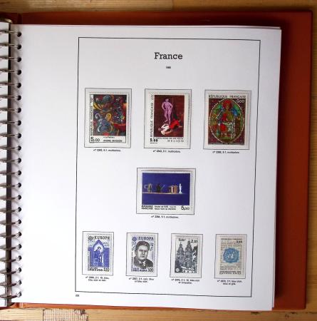 1940-2010, Collection de France neufs, commençant en
