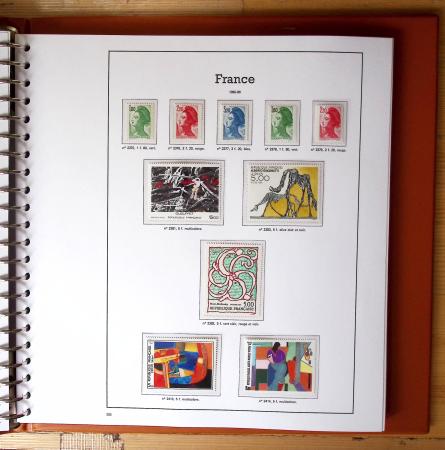 1940-2010, Collection de France neufs, commençant en