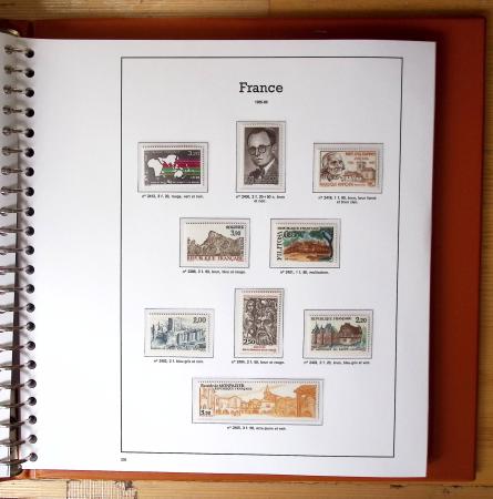 1940-2010, Collection de France neufs, commençant en