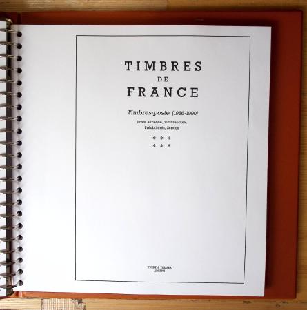 1940-2010, Collection de France neufs, commençant en