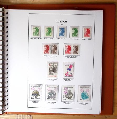 1940-2010, Collection de France neufs, commençant en