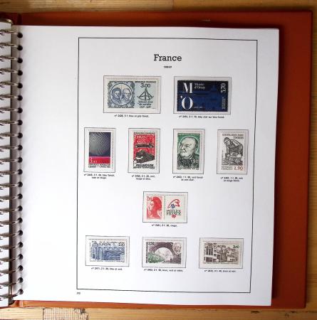 1940-2010, Collection de France neufs, commençant en