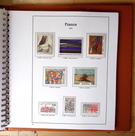 1940-2010, Collection de France neufs, commençant en