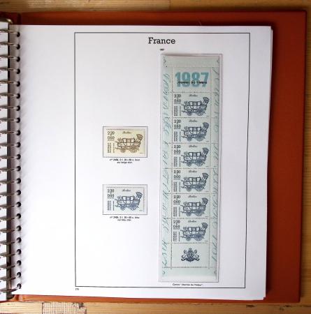 1940-2010, Collection de France neufs, commençant en