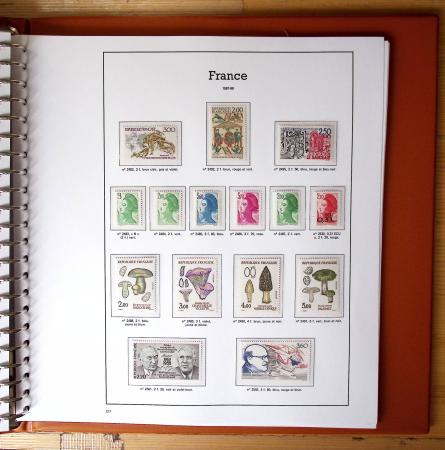 1940-2010, Collection de France neufs, commençant en