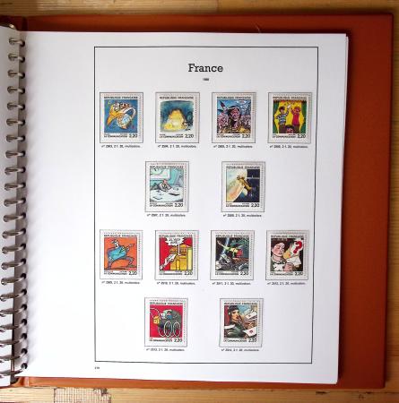 1940-2010, Collection de France neufs, commençant en