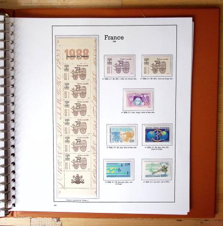 1940-2010, Collection de France neufs, commençant en