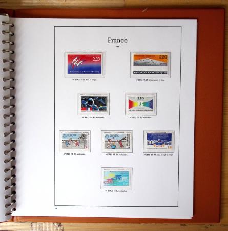 1940-2010, Collection de France neufs, commençant en