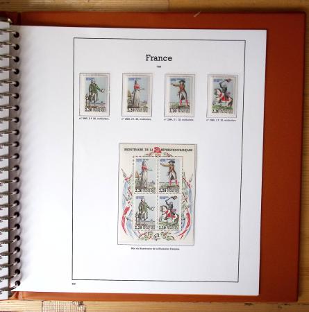 1940-2010, Collection de France neufs, commençant en