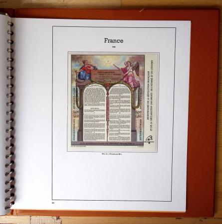 1940-2010, Collection de France neufs, commençant en