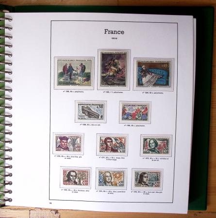 1940-2010, Collection de France neufs, commençant en
