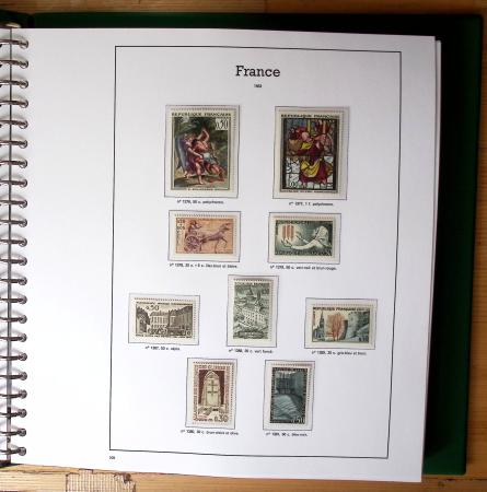 1940-2010, Collection de France neufs, commençant en