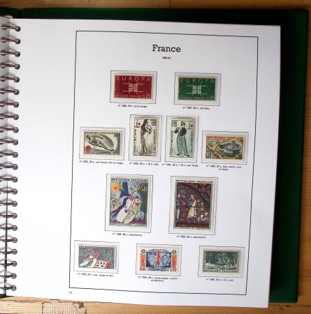 1940-2010, Collection de France neufs, commençant en