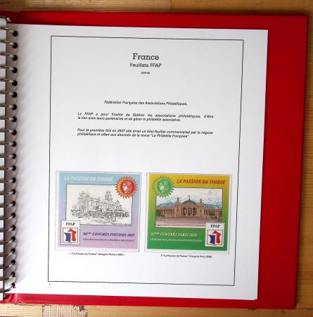 1940-2010, Collection de France neufs, commençant en