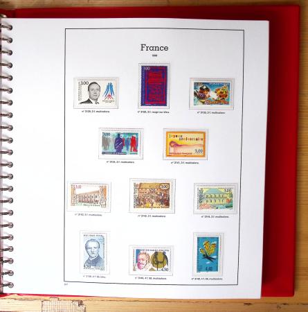 1940-2010, Collection de France neufs, commençant en