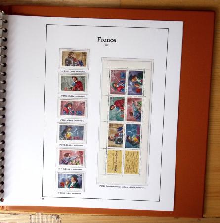1940-2010, Collection de France neufs, commençant en
