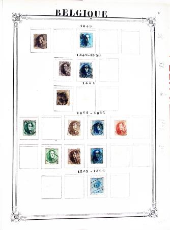 1849-1985 Selection of Belgium in seven albums or stockbooks,