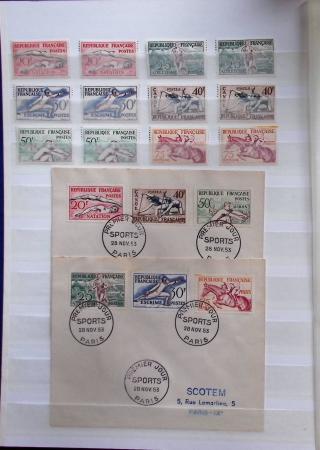 1900-1940, Collection de France un 1 classeur Présidence,