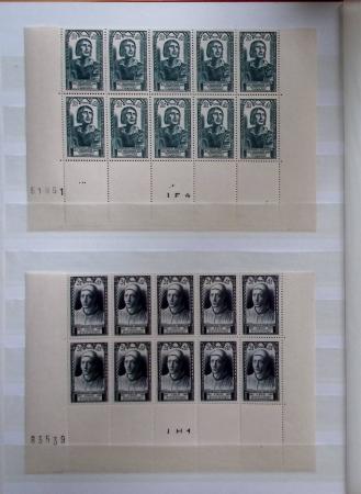 1900-1940, Collection de France un 1 classeur Présidence,