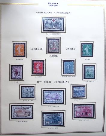 1900-1940, Collection de France un 1 classeur Présidence,