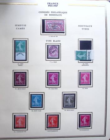 1900-1940, Collection de France un 1 classeur Présidence,